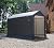 ShelterLogic 6' x 10' x 6' Shed-in-a-Box All Season Steel Metal Peak Roof Outdoor Storage Shed with Waterproof Cover and Heavy Duty Reusable Auger Anchors