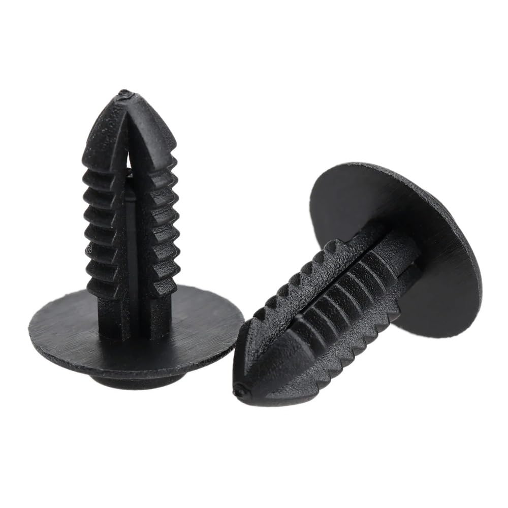 YTQMoreBNZ 50Pcs Plastic Screw Fastener Auto Door Trim Fender Bumper Push Type Rivets Expansion Retainer Fixing Clips Fit 7mm Hole For BMW