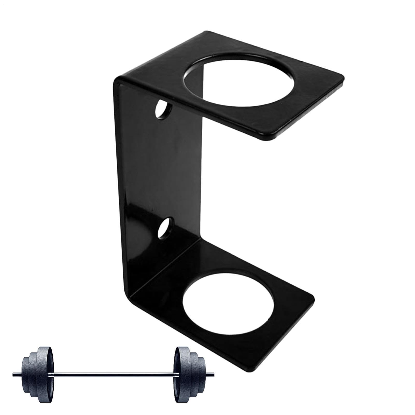 Rack de barra montado na parede, suporte de parede com gancho de barra | Suporte para de