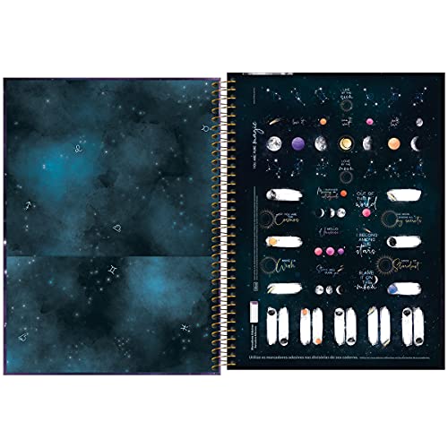 Caderno Universitário 1x1 80 fls C.D. Tilibra - Magic 1
