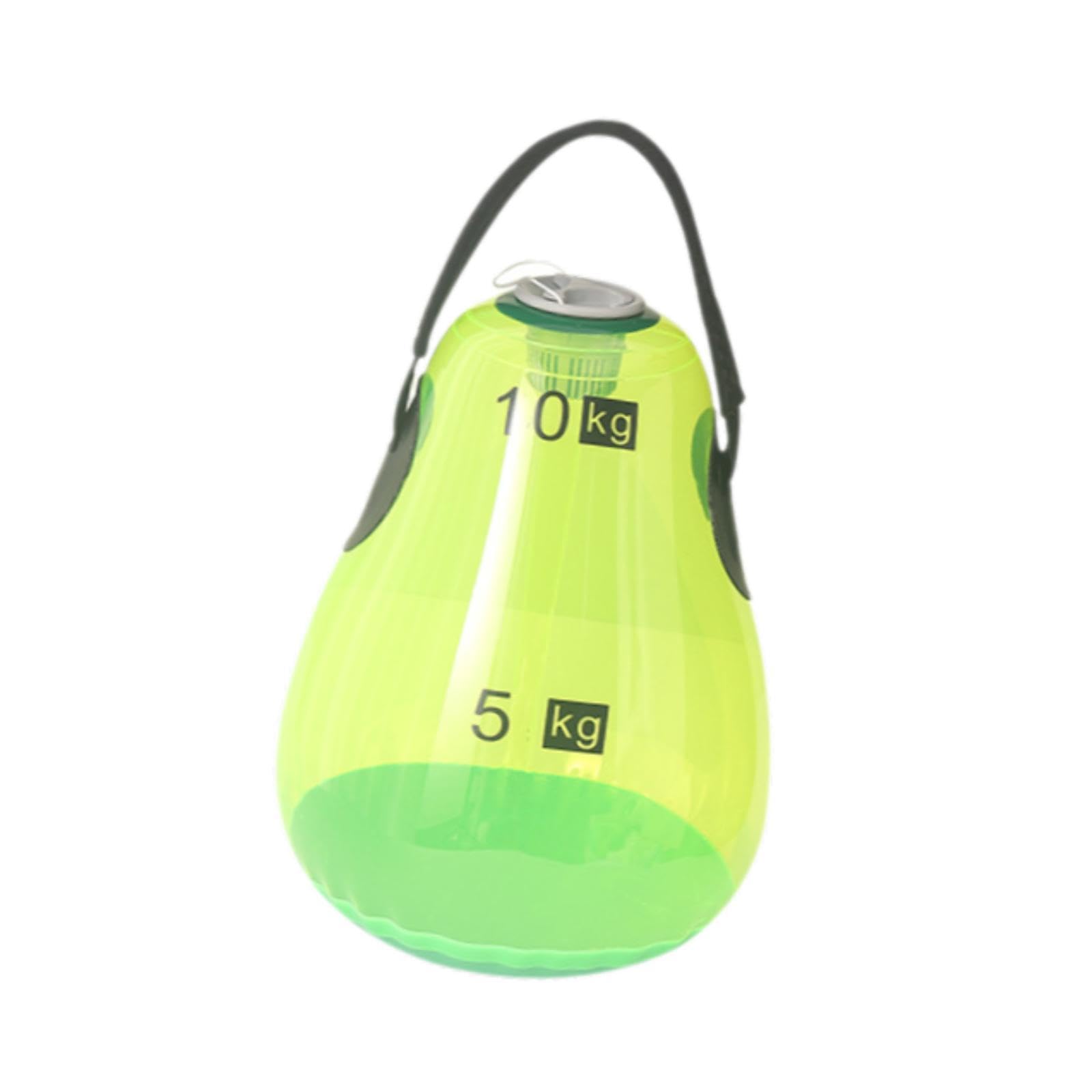 Kettlebell Regolabile, Kettlebell Sportivo Regolabile, Kettlebell da Viaggio per Palestra Domestica, Squat, Sollevamento Pesi, Verde 10kg