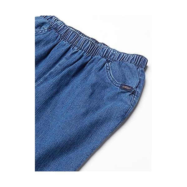 Chic Classic Collection Women's Stretch Elastic Waist Pull-On Legging Pant Mid Shade Denim 14 Petite