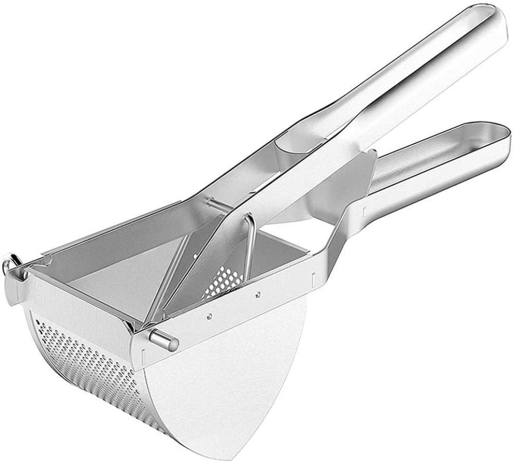 Kartoffelpresse Edelstahl Lebensmittelsieb für cremige Kartoffelpüree und Püree, Easy Press Squeezer für Rezepte