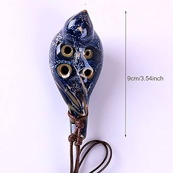 Amazon.co.jp: オカリナ6穴鳥のデザインアルトCキーオカリナ