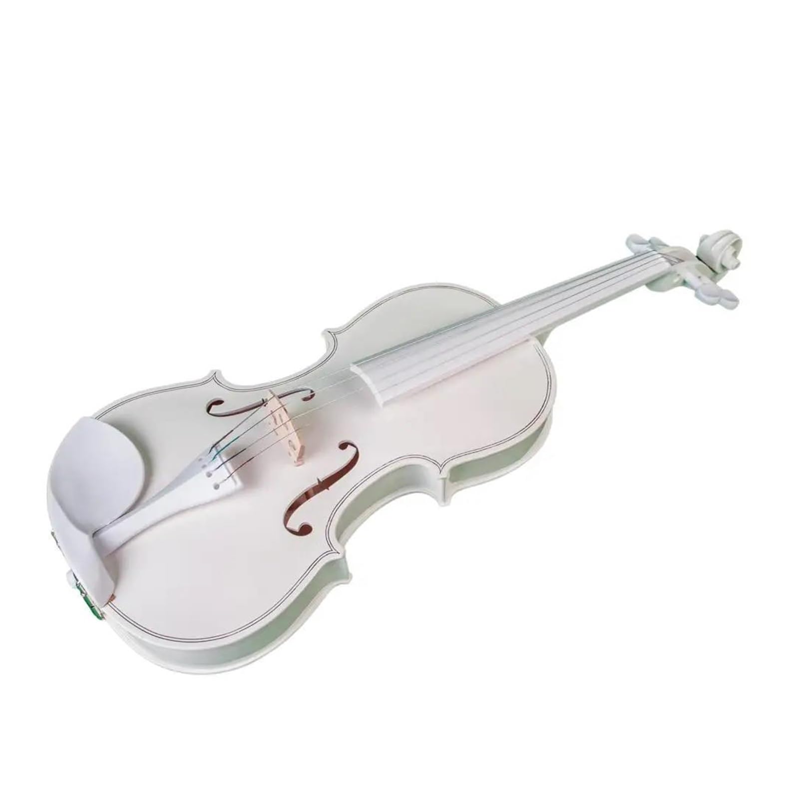 Violino Acustico 4/4 Fatto A Mano Per Principianti Set Con Custodia Per Archetto E Ponticello Strumento A Corda Violino