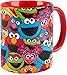 Tasse 1 Rue Sésame Macaron le Glouton Where are me Cookies 320 ml céramique - Noir