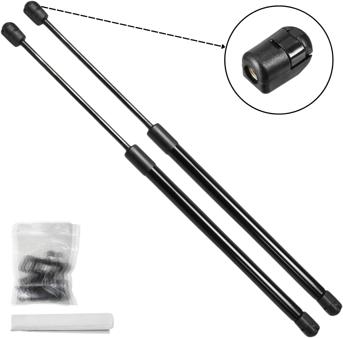 Hood Struts Compatible with Subaru Forester (SG) 2003-2008 Shock Lift Supports Bonnet Gas Dampers Springs Kit No-Drill Bolt-on Qty(2)