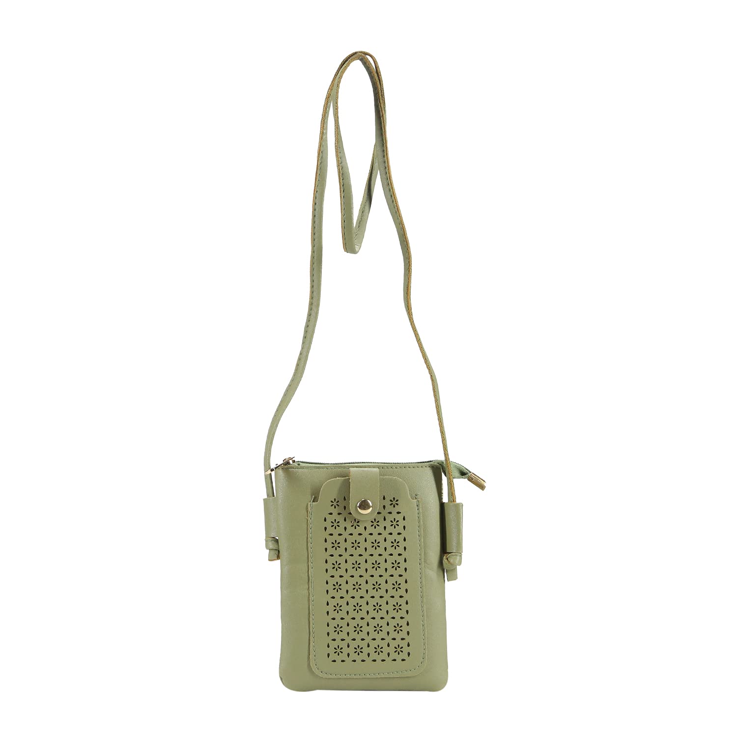 Desence Unisex-Adult Stylish Trendy Mobile Pouch Sling Bag, Green (B0922R9637) Amazon Price History, Amazon Price Tracker
