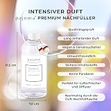 pajoma® Light Moments zapach do pomieszczeń butelka uzupełniająca 500 ml, wkład uzupełniający do odświeżacza powietrza, intensywny i wysokiej jakości zapach w jakości premium