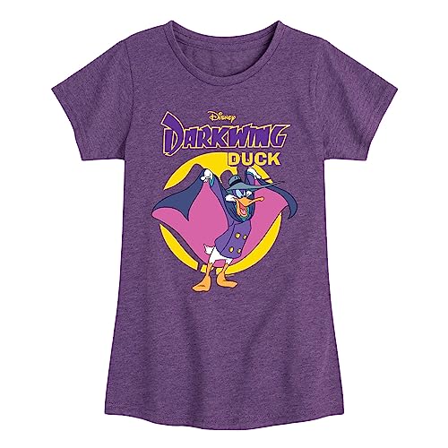 Disney Darkwing Duck - Original Logo - Toddler & Youth Girls Short Sleeve Graphic T-Shirt