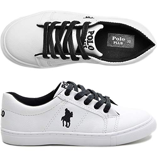 Tênis Casual Polo Plus Masculino Solado Tr Confort Almofadado Cor:Branco;Tamanho:41