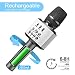 ERAY Micrófono Inalámbrico Karaoke, 3 en 1 Micrófono Bluetooth, Batería de 2600mAh,...