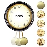 Now Clock - Mindfulness, Zen, Buddhist Decor for Your Home, Office, Yoga or Meditation Room - Unique
