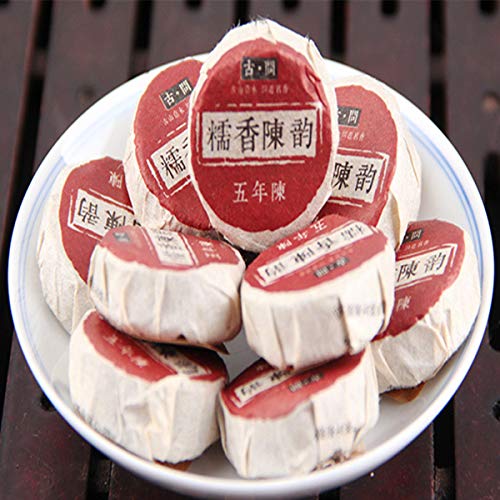 Té chino Pu'er 50 g (0.11LB) Té verde Arroz glutinoso Sabor Tuocha Té viejo Pu-erh Árboles viejos Pu er Té Cuidado de la… - Imagen 3
