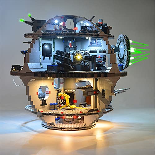ADMLZQQ Light Kit Für Star Wars Death Star Kompatibel Mit Lego 75159 Wahrzeichen Gebäudeziegelsteine (Lego Set Nicht… – Bild 3