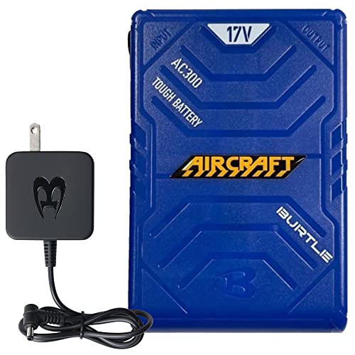 BURTLE AIR CRAFT　AC300 17V Amazon.co.jp: Burtle Black Fan + New 17V Black Battery Set