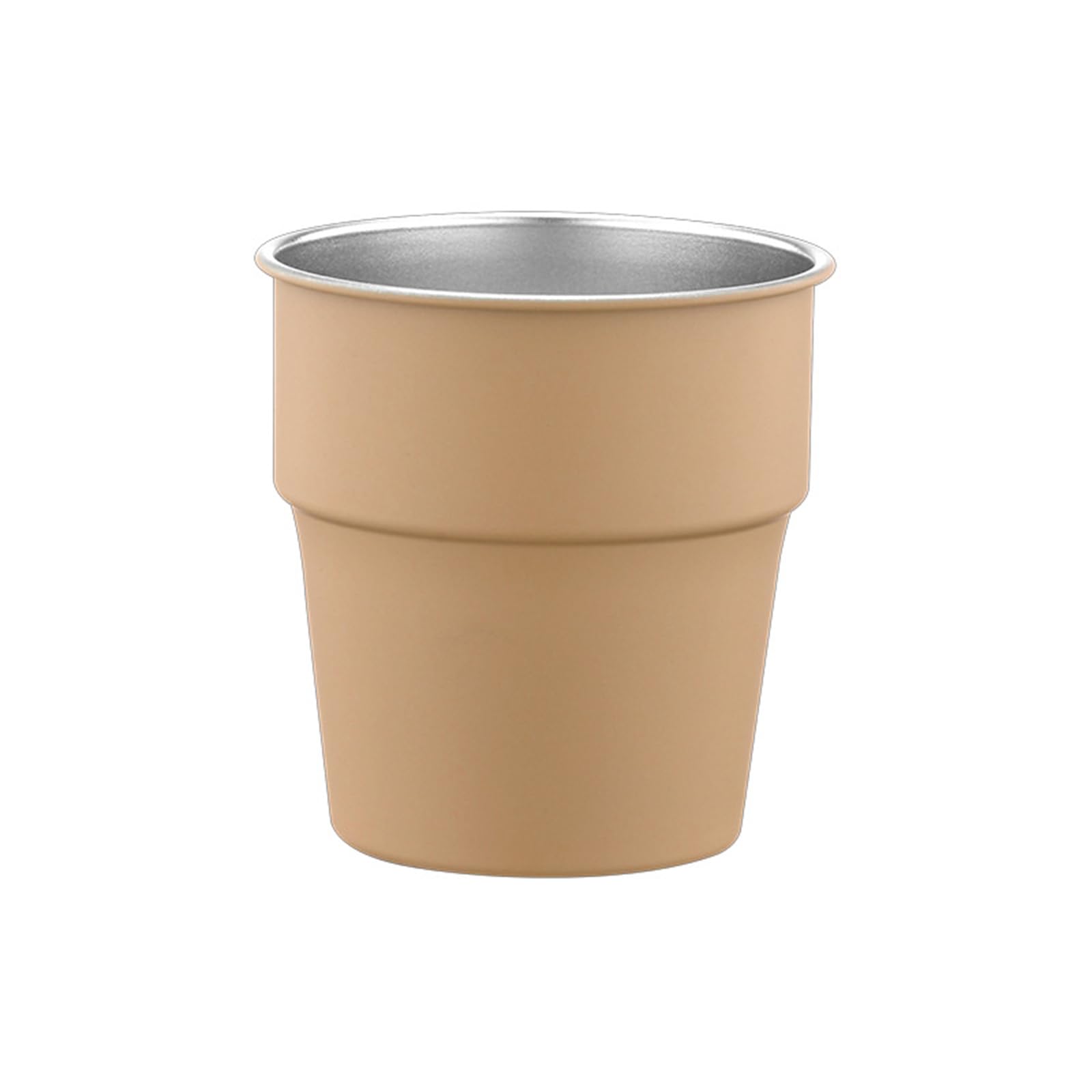 Kalttoy Khaki Of 6 304Stainless Steel 10Oz Insulated Metal Cups Beverages Cups Drinking Coffee For Outdoor Coffee Cup