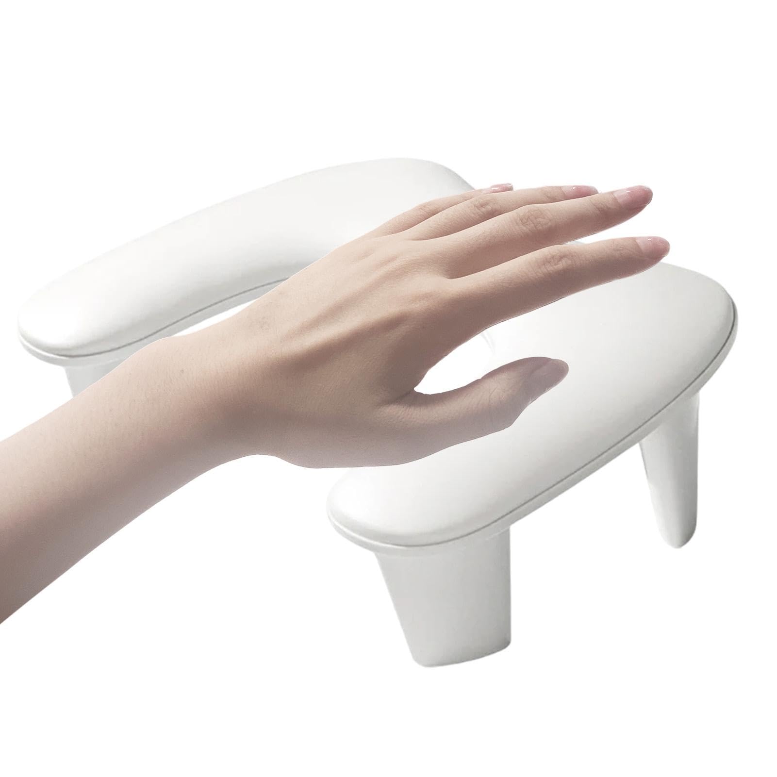 Reposabrazos para uñas, soporte de manicura, reposabrazos desmontable, almohadillas cómodas en piel sintética, accesorios de arte de uñas, herramienta para tecnología de uñas