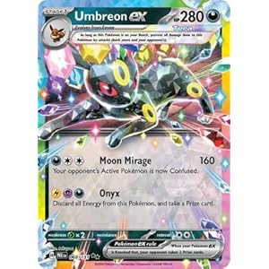 Pokemon – Umbreon ex 060/131 – Prismatic Evolutions – Double Rare – Foil Single Card