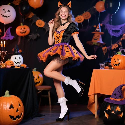 Women Lace Socks Ruffle Frilly Socks Double Lace Turn Cuff Comfortable Cotton Princess Sock for Ladies Halloween3