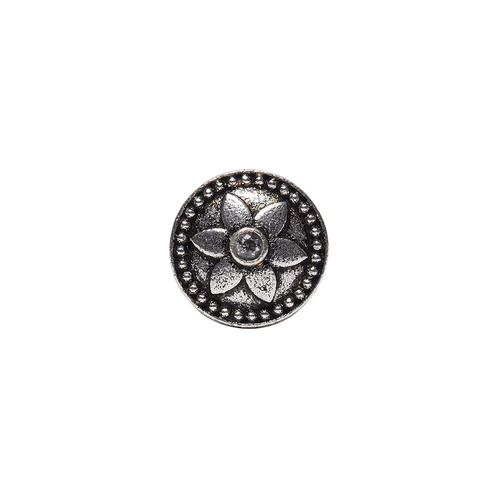 VOYLLA Indie Collectibles Floral Motif Oxidised Silver Nose Pin (B0C4PHRQRW) Amazon Price History, Amazon Price Tracker