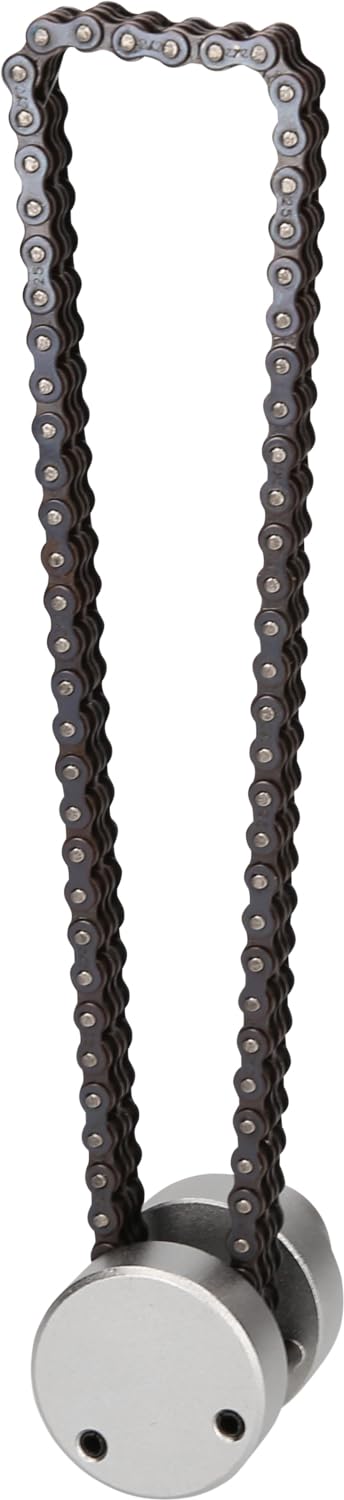 KS Tools 460.5216 - Clé à chaîne pour filtre à huile et cartouche dessicateur d'air Ø 170mm - Finition En Chrome Vanadium