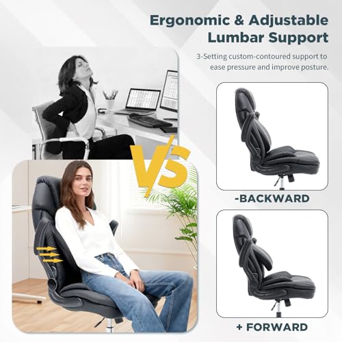 Luxury leather executive chair