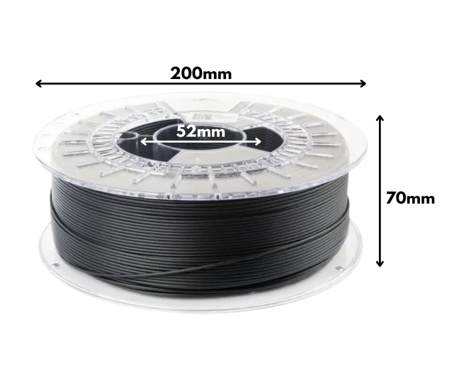 SPECTRUM Premium Filament PLA Matt 1,75mm 1kg Deep Black