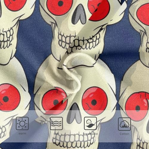 Cotton Girls Underwear Toddler Beige Skulls Navy Blue Panties Little Girl Print Kids Briefs Undies 2t3