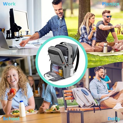 Mochila RUCYEN Lunch Backpack con Compartimento Aislante miniatura 6