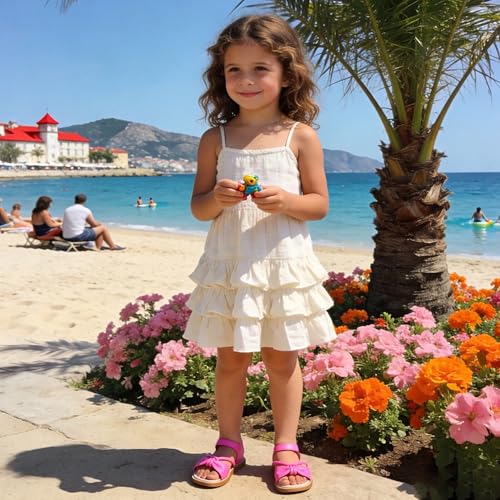 Image of Kiderence Toddler Girls Sandals Little Girls Kids Summer Shoes Toddler Sandals