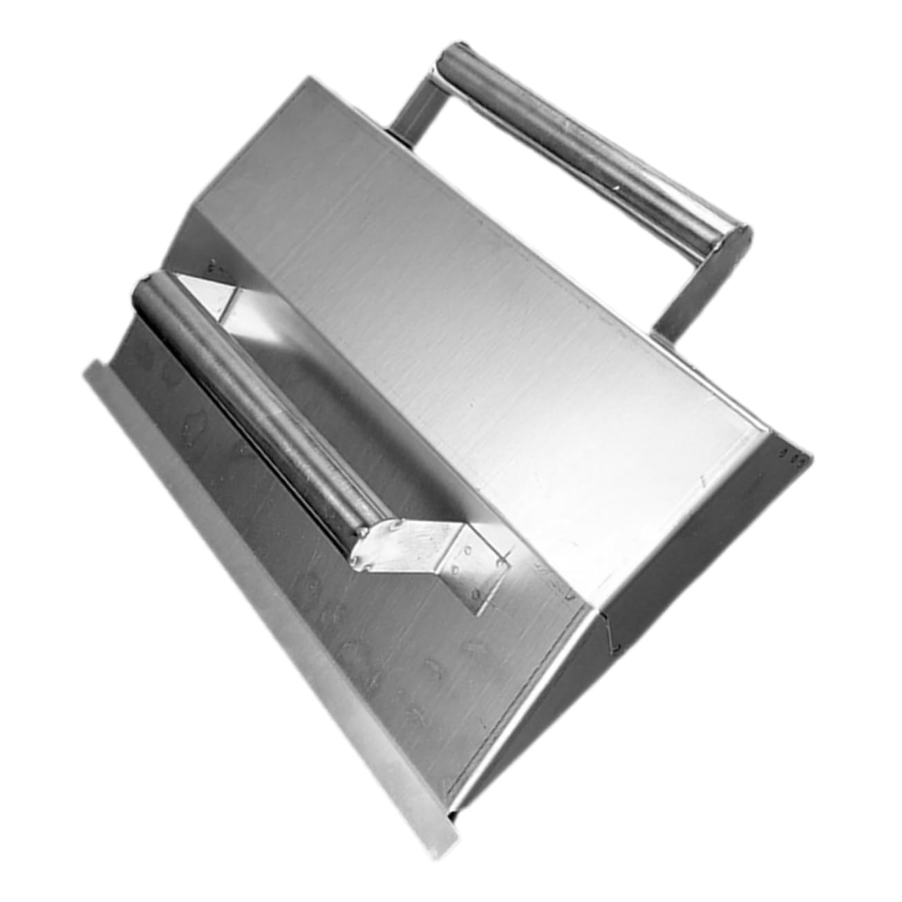 Cazzuola per Finitura in Acciaio Inox Argento Forma Unica | Uso per Lavori di Finitura del Calcestruzzo, Levigatura Pareti, Presa Confortevole e Design Multifunzione