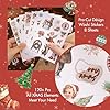 OKUPAN 157 Pcs Christmas Scrapbooking Supplies Kit - Vintage Junk Journaling Supplies, PET Stickers, Washi Tape for Bullet Journals, DIY Crafts, Planner Decor, and Holiday Gifts for Women & Adults #5