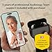 Jabra Enhance Select 300 Clinic-Quality OTC Hearing Aids, Audiology Services Included, Bluetooth Streaming for Calls, Music, Media (iOS/Android), 3-Year Warranty, Nearly Invisible, Gold