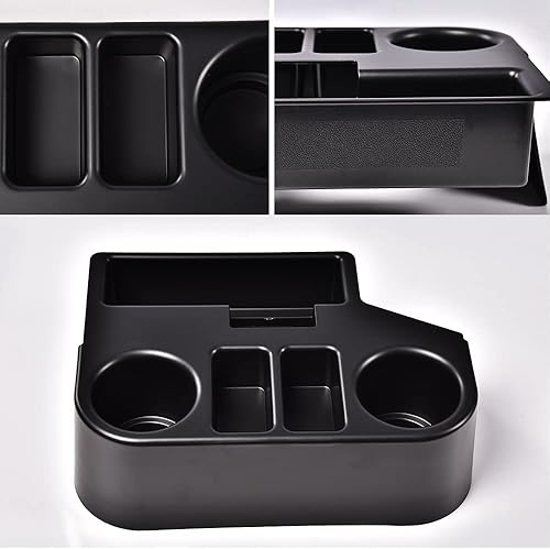 Miniatura 7 de PIT66 Soporte para taza de consola central, compatible con Dodge Ram 1500 2500 3500 1994-1997, color negro