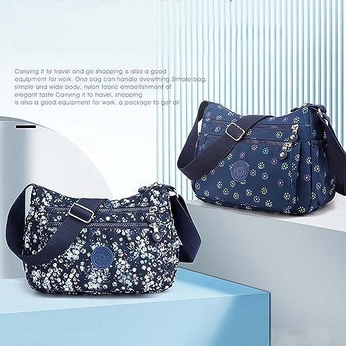 MLAFE Women Shoulder Handbag Nylon Multi-Pocket Crossbody Purse Bags for Women Travel Shoulder Bag for Travel/Shopping/Hiking2