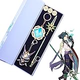 【材質】サイズ(約):17-22cm 材質：亜鉛合金、程よくの重量感、より質感が溢れ出す(サイズと重さは人工で測っていますので、少々の誤差があり可能で、ご了承ください。) 【スタイル】ゲーム「原神project」のキャラクターシリーズ。このゲームが好きなファンにお勧めします。家族、友達、子供へのプレゼントとしてもお使いいただけます、この贈り物を受け取った人はとても幸せになると思います。 【適用の場合】：コスプレ用、学園祭、お祭り、イベント、文化祭、プレゼント、パーティー用、クリスマス等。これらの...