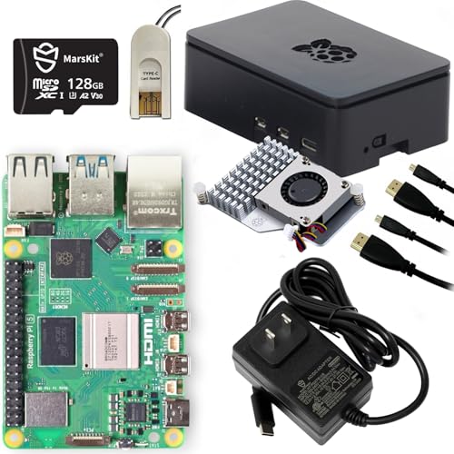 ミニPC Raspberry Pi 5 Starter Kit Amazon.co.jp: ラズベリーパイ5 Starterキット/ラズベリーパイ5 OSプリ