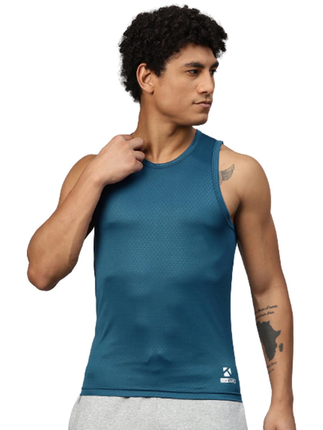tom burg Sporty Teal Men's Printed Gym Vest-picture-38