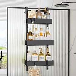 Estanteria Ducha Carrefour Orimade Cesta Ducha Colgar Altura regulable Estanteria Baño Sin Taladro Estantes Cesta para Ducha Negro 3 Piezas
