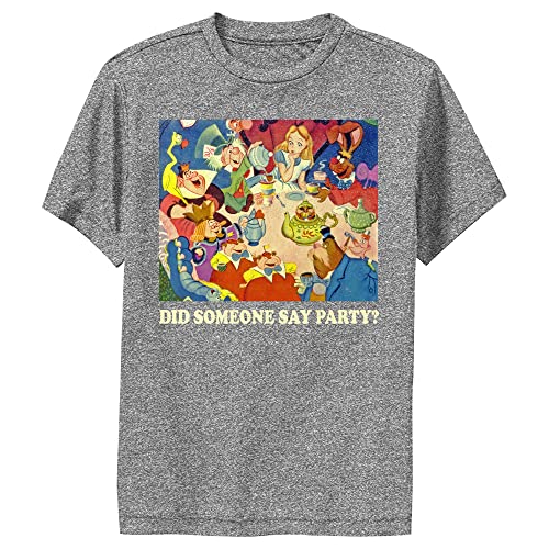 T-shirt performance Disney Alice pour garçon parfait pour les fêtes d'anniversaire