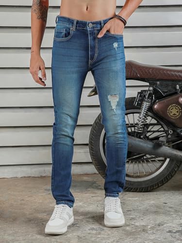 Image of HIGH STAR Men's Mid Rise Regular Jeans