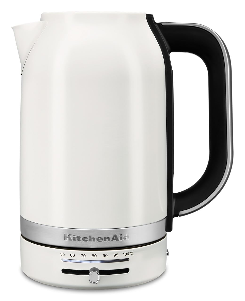 kitchenaid - kek1701pl 1.7 litre electric kettle with temperature control, white porcelain