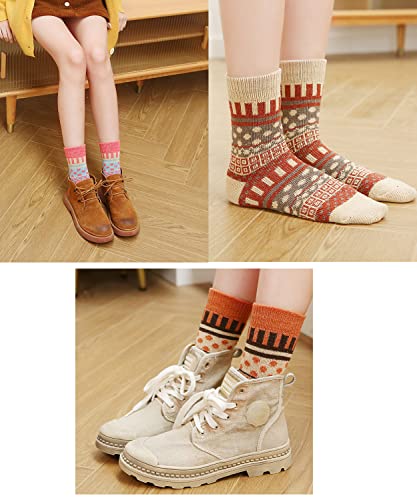 Image of Womens Wool Knit Winter Socks