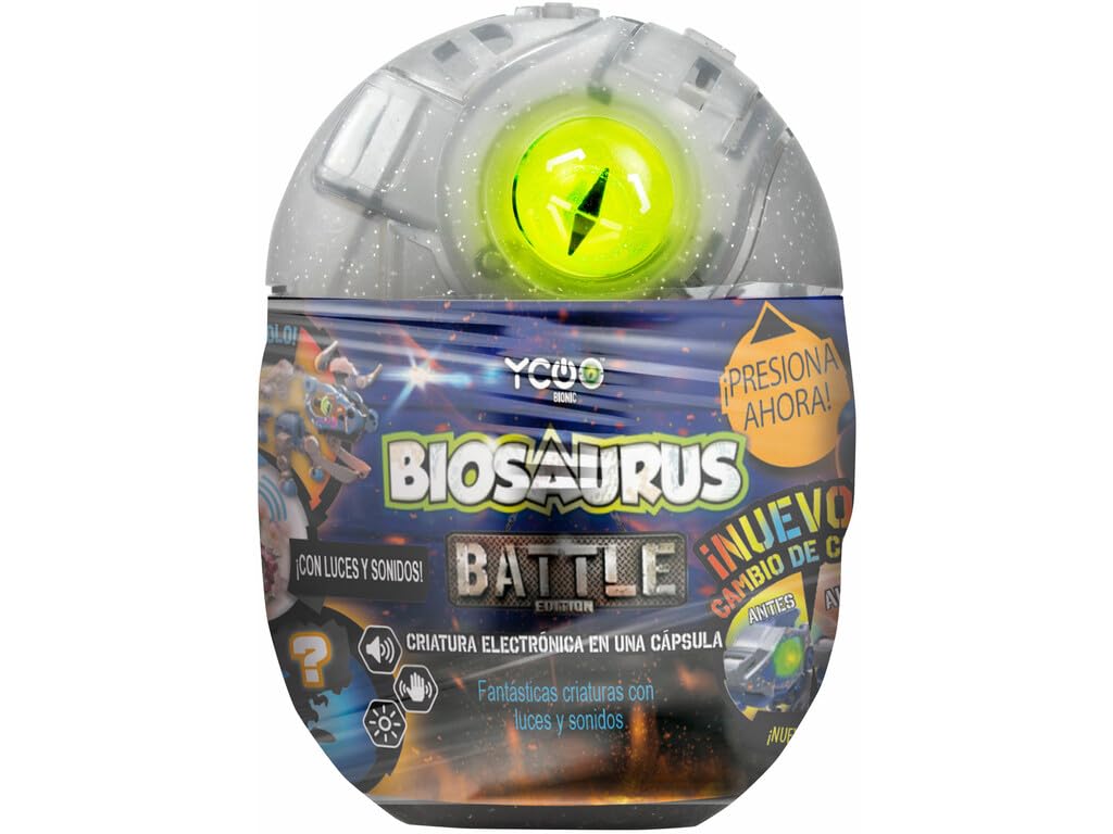 Bizak Biosaurus Battle Pack Individuel Électronique pour Enfants 10-12 Pièces Incluses 10 Modèles à Collectionner