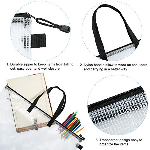 Outus Art Portfolio Bag Poster Storage Bag Board Holder With Handle And Zipper 19 X 24 Inch Organizer Transparent Bag For Large Posters, Poster Board, Painting, Bulletin Boards (1 Piece) #TOP3