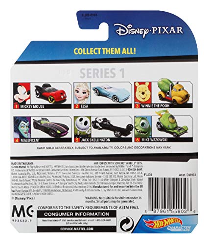Vehicle Hot Wheels Mike Wazowski escala 1:64 miniatura 2