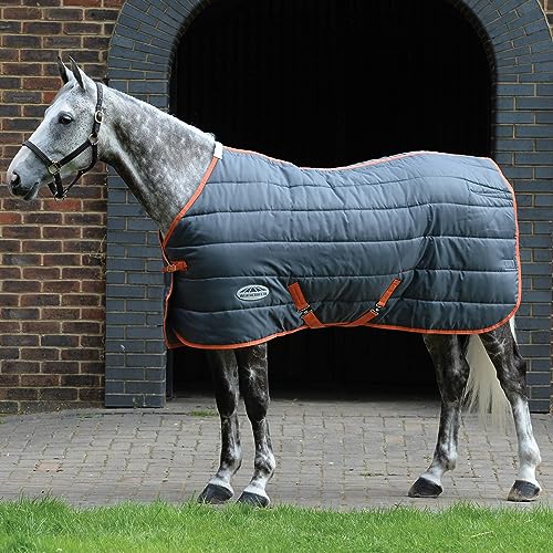 Weatherbeeta Comfitec 210D couverture box cheval medium gris corail