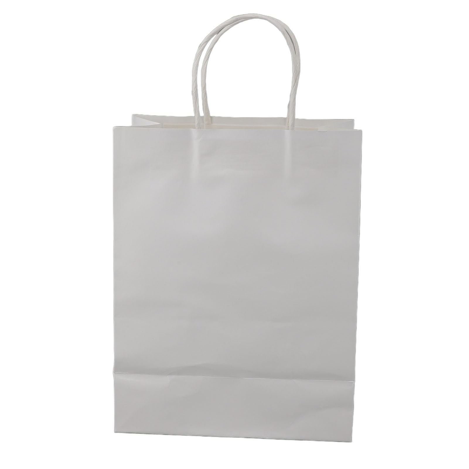 50 sacchetti regalo in carta kraft con manico, versatile borsa per la spesa in carta kraft per regali di nozze, borsa merchandising di grande capacità per abbigliamento, artigianato da asporto