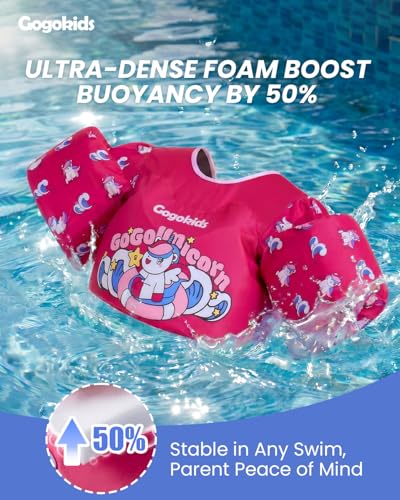 Image of Gogokids Puddle Float Jumper 24-66 Pounds, Toddler Swim Vest Kids Floaties